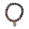rhodonite_bead_bracelet_gold_triangle_shield_charm