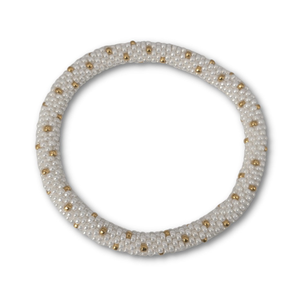 White_gold_seed_bead_bangle