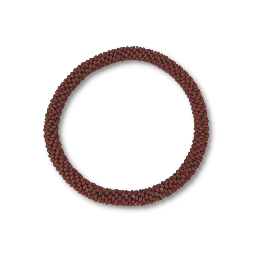 dark_red_seed_bead_bangle