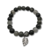 green_rutilated_quartz_bracelet_silver_leaf_charm