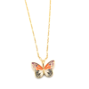 orange_enamel_monarch_butterfly_necklace