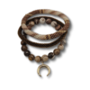 zebra_jasper_brown_beaded_bracelets_gold_arc